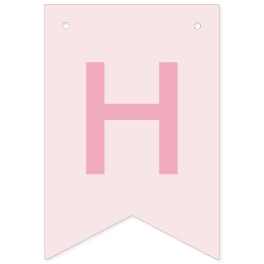 Zoete tijd pastel roze donut verjaardag vlaggetjes (Tweede vlag)