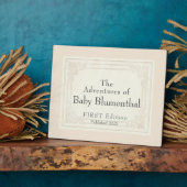 Zoete  titel Titel boek Aangepaste Baby Fotoplaat (Zijkant)