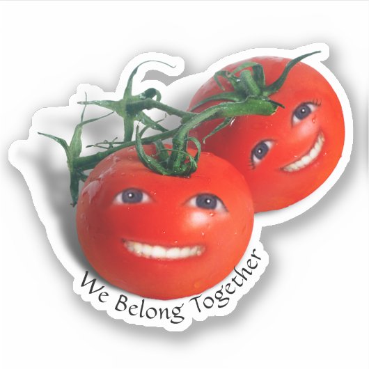 Zoete Tomaten Sticker (Voorkant)