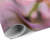 zoete torenbloesems met roze kleur en blauwe hemel cadeaupapier (Rol Hoek)