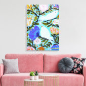 Zoete Tortelduifjes II Canvas Afdruk (Insitu (Woonkamer))