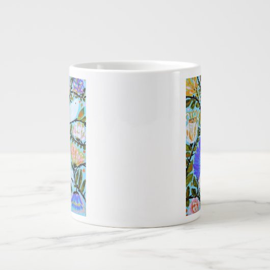 Zoete Tortelduifjes II Grote Koffiekop (Voorkant)