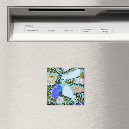 Zoete Tortelduifjes II Magneet (Insitu (Vaatwasser))