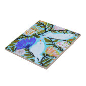 Zoete Tortelduifjes II Tegeltje (Zijkant)