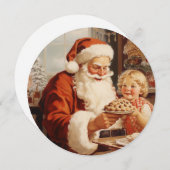 Zoete Tradities – Het Kerstcadeau van Sinterklaas” Feestdagenkaart (Voorkant / Achterkant)