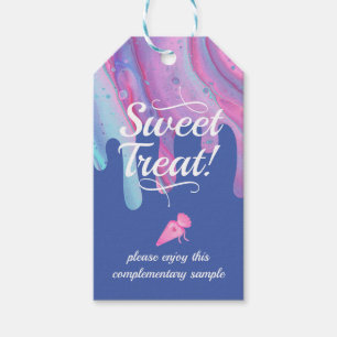 zoete traktatie Bakkerijtaart Aanvullend monster Cadeaulabel