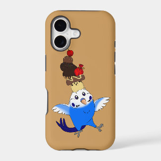 zoete traktatie [phone case-budgie blue]