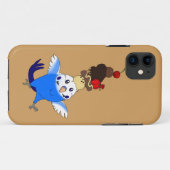 zoete traktatie [phone case-budgie blue] Case-Mate iPhone case (Achterkant (horizontaal))