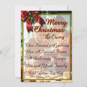 Zoete Traktatie Recept Kerst Groeten Feestdagenkaart