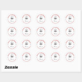 Zoete Treats Bakkerij Bedankt Sticker (Vel)