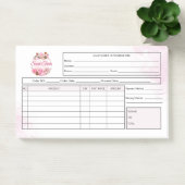 Zoete Treats Bakkerij Bon Factuur Post-it® Notes (Kantoor)