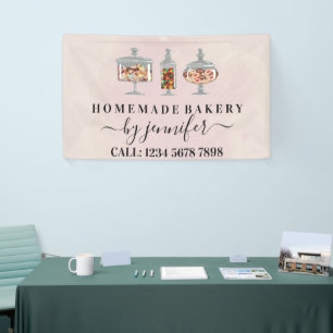 Zoete Treats Chocolade Snoep Bakkerijen Display Spandoek
