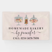 Zoete Treats Chocolade Snoep Bakkerijen Display Spandoek (Horizontaal)