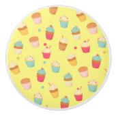 Zoete Treats Cupcake Keramische Knop (Voorkant)