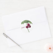 Zoete Trillium Botanical Ronde Sticker (Envelop)