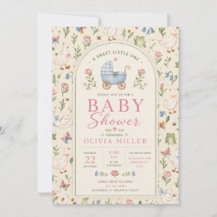 Zoete Tuin Baby Shower Uitnodiging