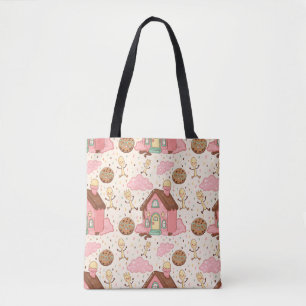 Zoete tuinpatroonontwerp  tote bag