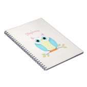 Zoete Uil Verjaardag Notitieboek (Rechterzijde)