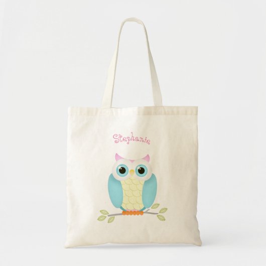 Zoete Uil Verjaardag Tote Bag (Voorkant)