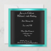 Zoete uitnodiging 16 Birthday Party (Achterkant)