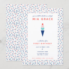 Zoete uitnodiging als ijsje