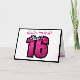 Zoete uitnodiging van 16 partijen past Birthday Pa
