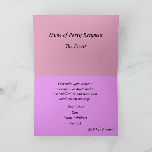 Zoete uitnodiging van 16 partijen past Birthday Pa (Binnen)