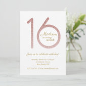 Zoete uitnodiging van 16 september in Roos Gold Gl (Staand voorkant)