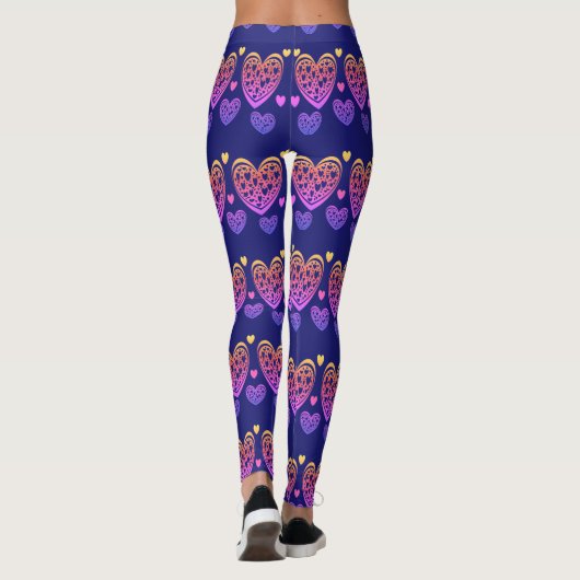 Zoete Valentijn/Compressiefit Leggings (Achterkant)