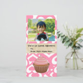 Zoete Valentijn Cupcake Kid's Feestdagenkaart (Staand voorkant)