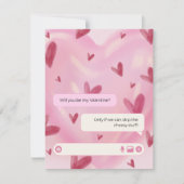 Zoete Valentijn  Feestdagenkaart (Voorkant)
