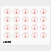 Zoete Valentijn Goody Bag Ronde Sticker (Vel)