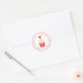 Zoete Valentijn Goody Bag Ronde Sticker (Envelop)
