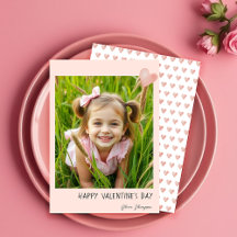 Zoete Valentijn Roze Hart Handgeschilderd