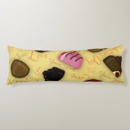 Zoete Valentijn - Valentijnsdag Snoep Patroon Lichaamskussen
