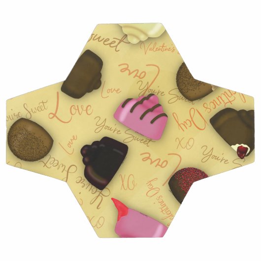 Zoete Valentijn - Valentijnsdag Snoep Patroon Voetbal (Enkel)