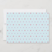Zoete Valentijns Baby Shower Uitnodiging (Achterkant)