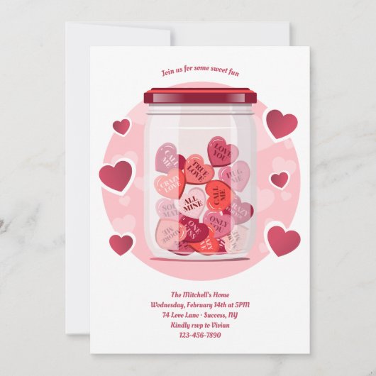 Zoete Valentijnsdag liefde Kaart (Voorkant)