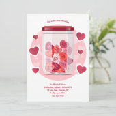 Zoete Valentijnsdag liefde Kaart (Staand voorkant)