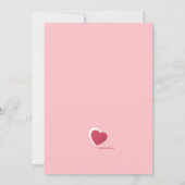 Zoete Valentijnsdag liefde Kaart (Achterkant)