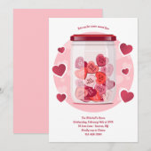 Zoete Valentijnsdag liefde Kaart (Voorkant / Achterkant)