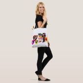 Zoete Valentijnsdag poppen Tote Bag (Op model)