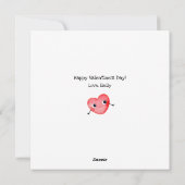 Zoete Valentijnshart Feestdagenkaart (Achterkant)