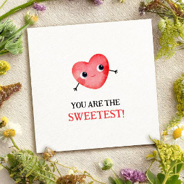 Zoete Valentijnshart Feestdagenkaart