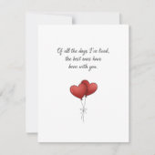 Zoete Valentijnskaart voor vriend vriendin Feestdagenkaart (Voorkant)