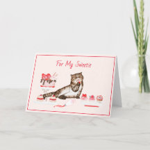 Zoete Valentijnskat met Gebak en Taarten