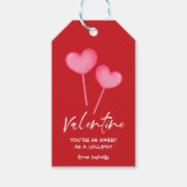 Zoete Valentijnsverrassing voor kinderen Cadeaulabel (Voorkant)