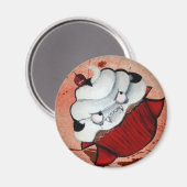 Zoete Vampier Cupcake Magneet (Voorkant / Achterkant)