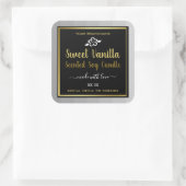 Zoete Vanille Product Verpakking Etiketten Goud Zw (Tas)