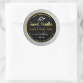 Zoete Vanille Product Verpakking Etiketten Goud Zw (Tas)